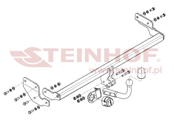 Trekhaak Hyundai Accent 4D 2006-2010