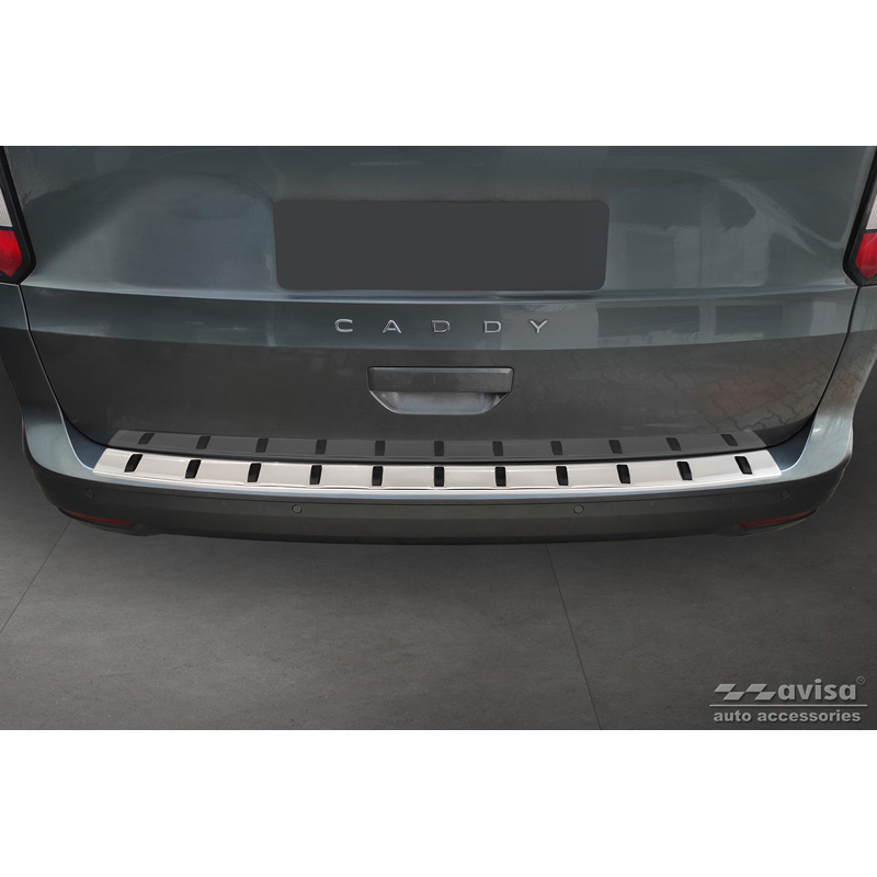 RVS Achterbumperprotector  Volkswagen Caddy V Cargo & Combi 2020- 'STRONG EDITION'