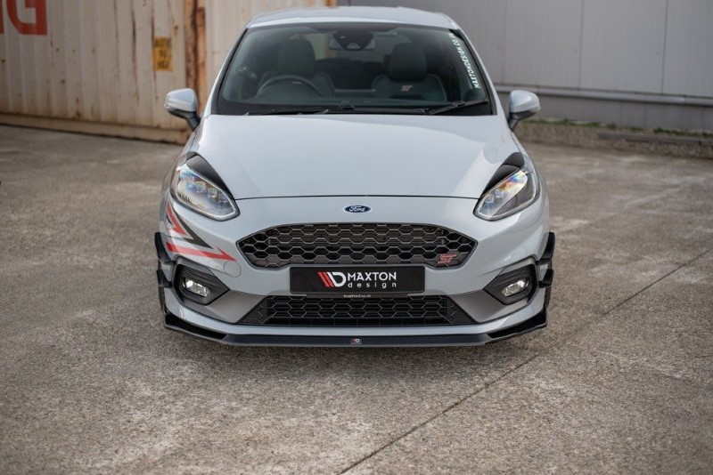 Koplampspoilers Ford Fiesta Mk8 ST / ST-Line / Standaard Glanzend Zwart