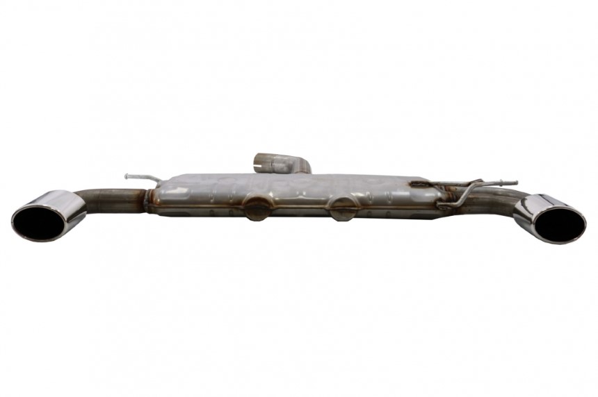 VW Scirrocco 2.0(200pk) 10/08- Volledig RVS einddemper Ø102x80mm