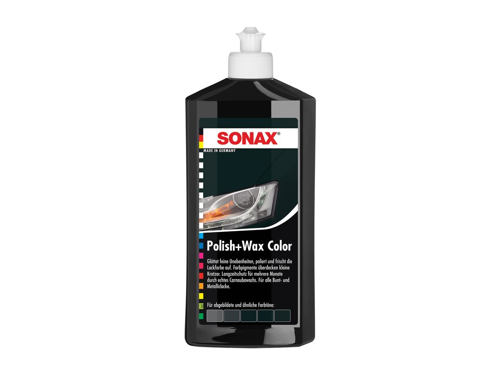 Sonax 296.100 Polish & Wax Zwart 500 ml