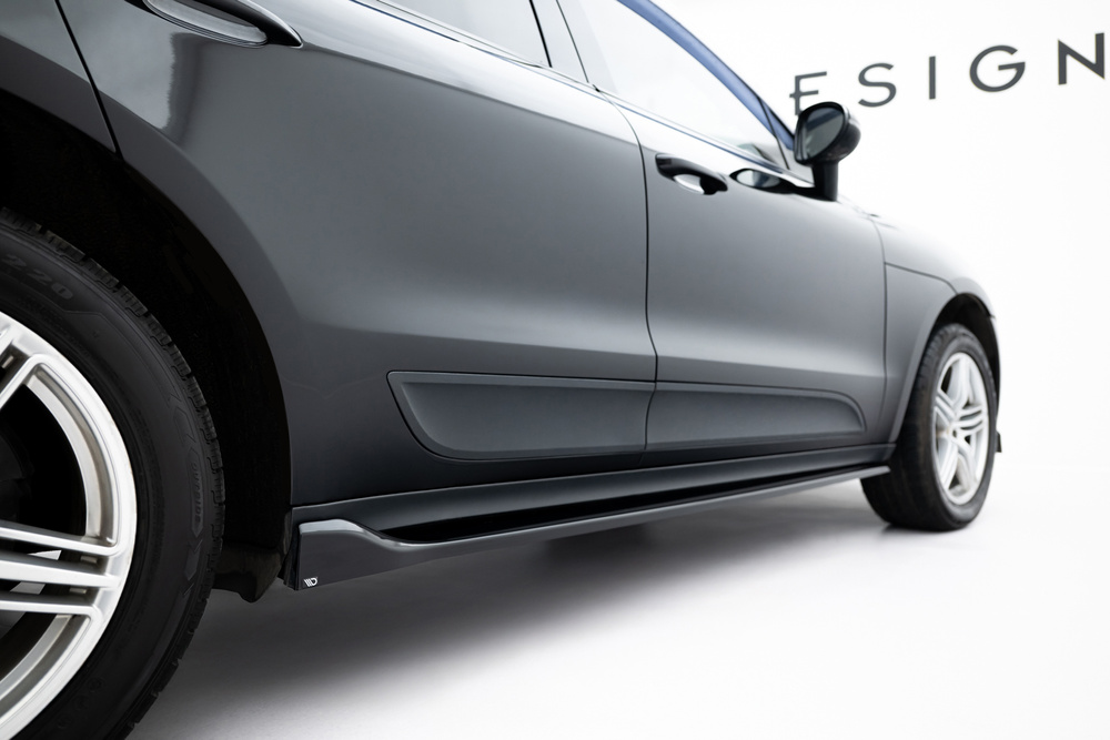 ZijskirtsPorsche Macan GTS / Sport Design Mk1 Maxton Glans Zwart