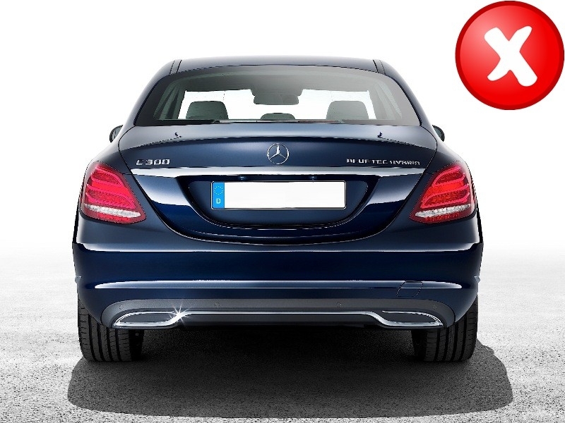 Achterlip Mercedes W209