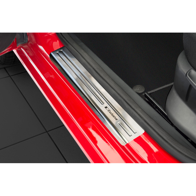 Instaplijsten SKODA FABIA III hatchback "EXCLUSIVE" print, relie