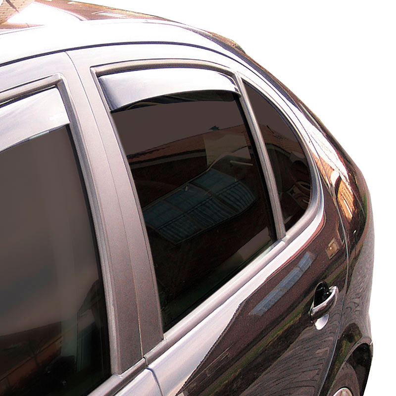 Zijwindschermen Master Dark (achter) Toyota Auris 5 deurs 2013-