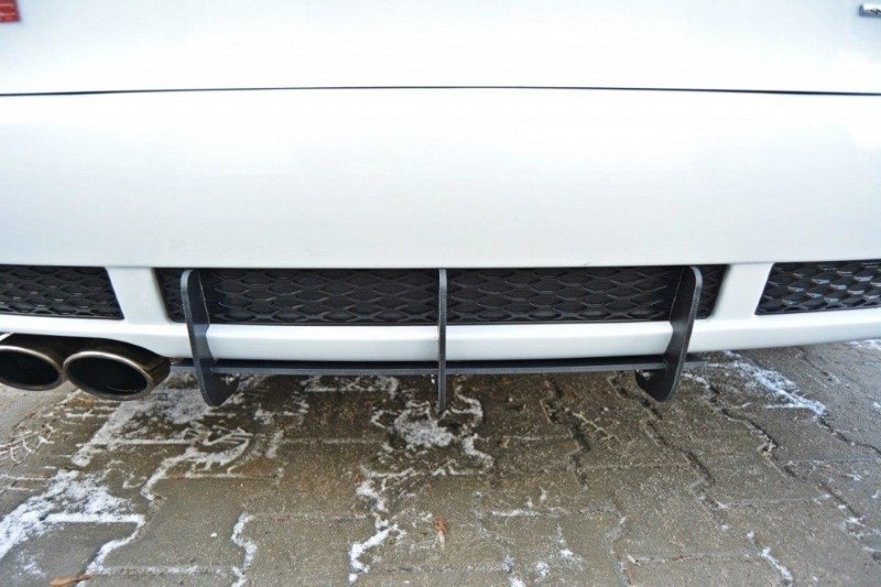 Achter Diffuser Audi RS4 B5 Glanzend Zwart