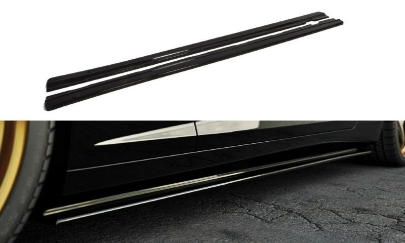 Zijskirts Diffusers Chevrolet Camaro V SS - US Versie (PREFACE) Glanzend Zwart