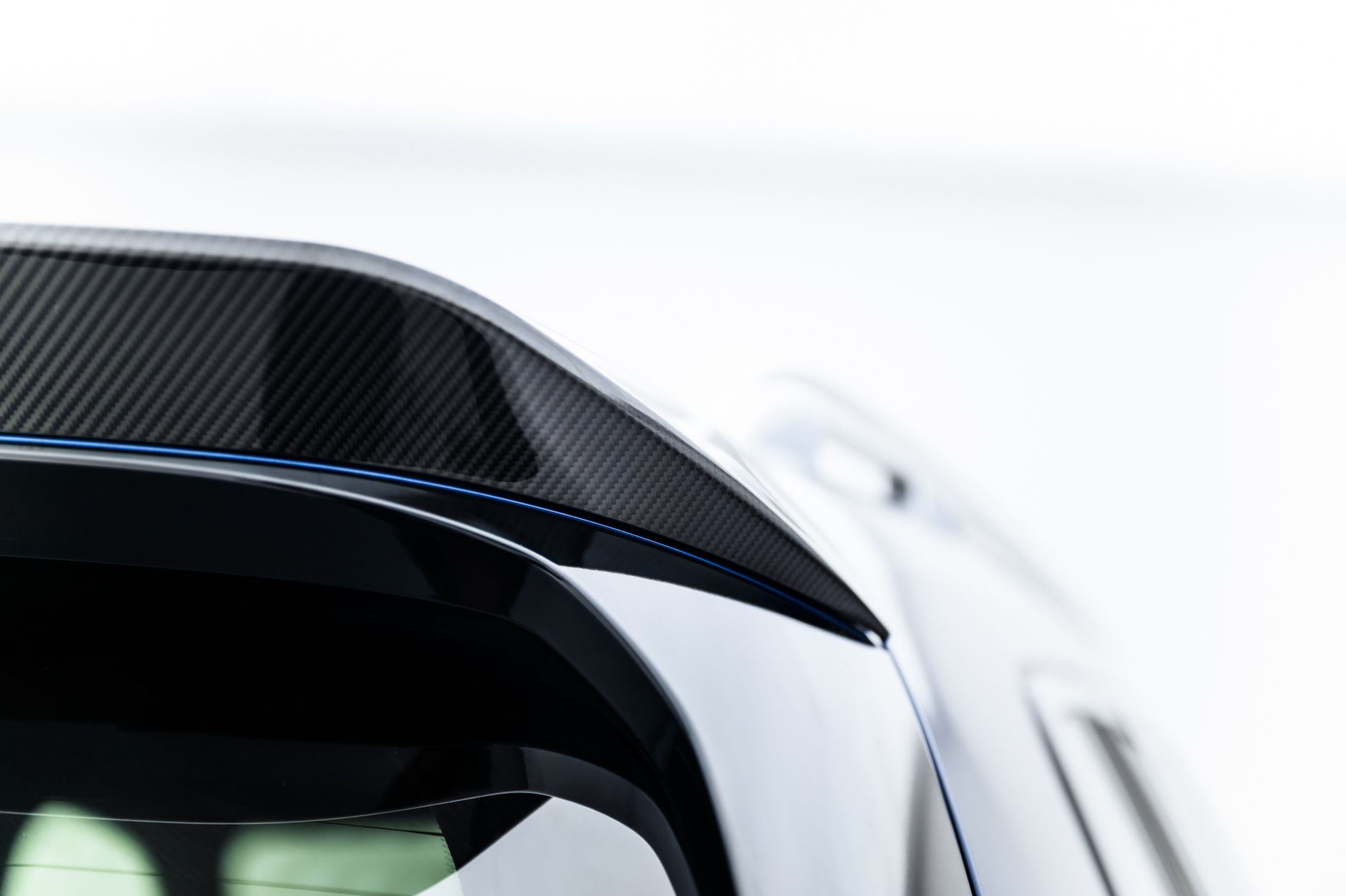 Prepreg Carbon Fiber Tailgate Spoiler (Upper) BMW X7 M-Pack G07 Maxton design