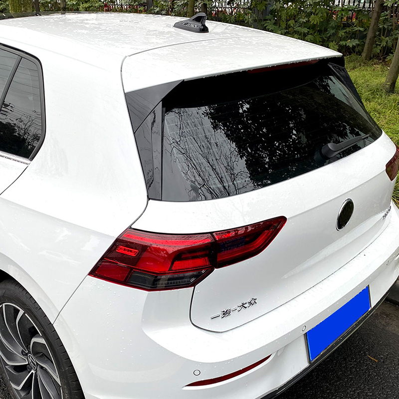 Set achterruit side-spoilers  Volkswagen Golf VIII HB 3/5-deurs 2020- (ABS Glanzend zwart)