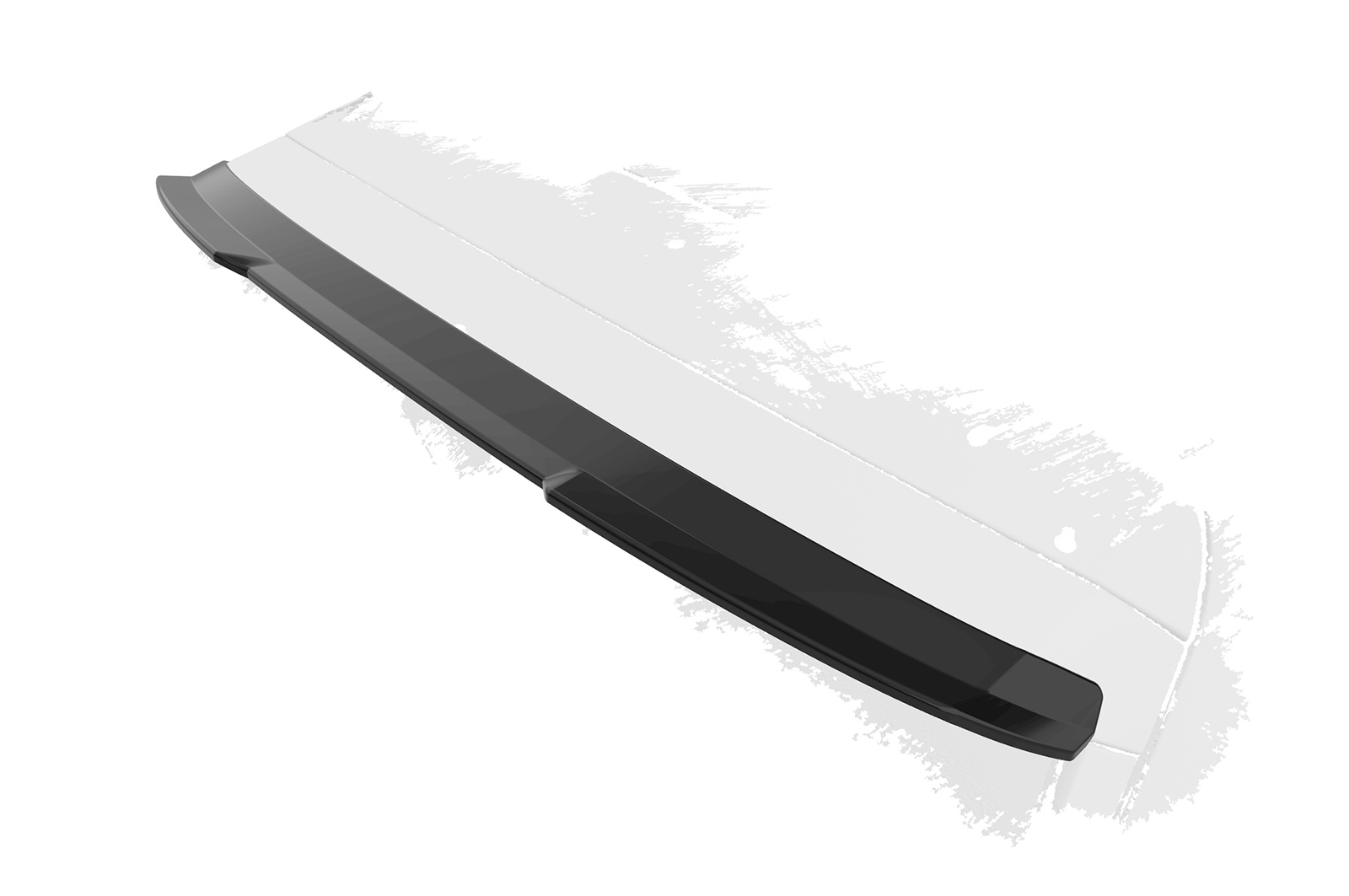 Spoiler Skoda Fabia 4 CSR glans Zwart