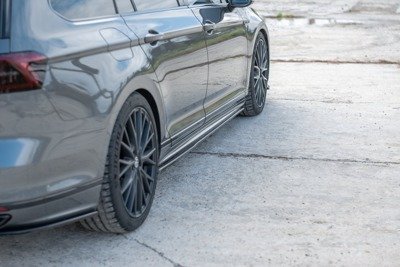Zijskirts VW Passat R-Line B8 Glans Zwart