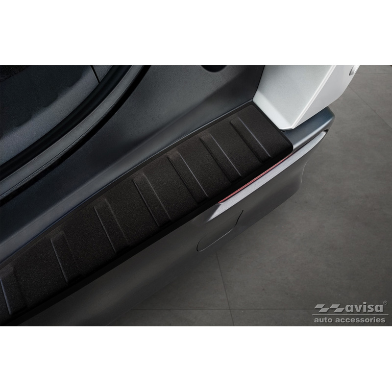 Matzwart RVS Achterbumperprotector  Toyota bZ4X 2021- & Subaru Solterra 2022- 'Ribs'