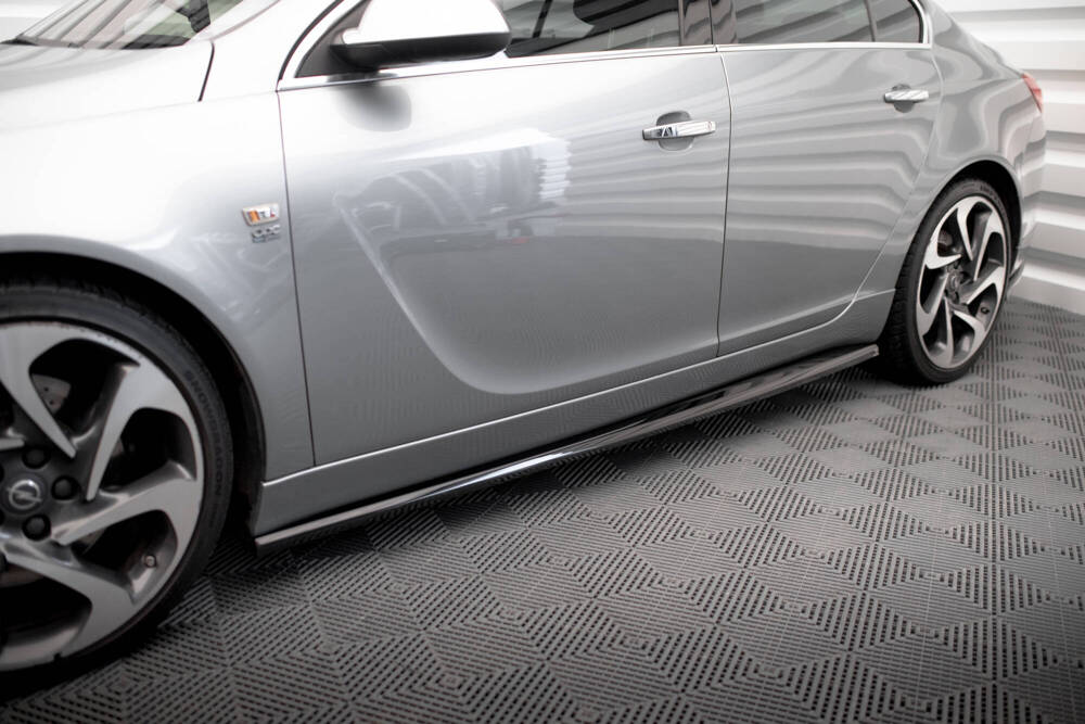 Zijskirts Opel Insignia OPC Line Glans Zwart