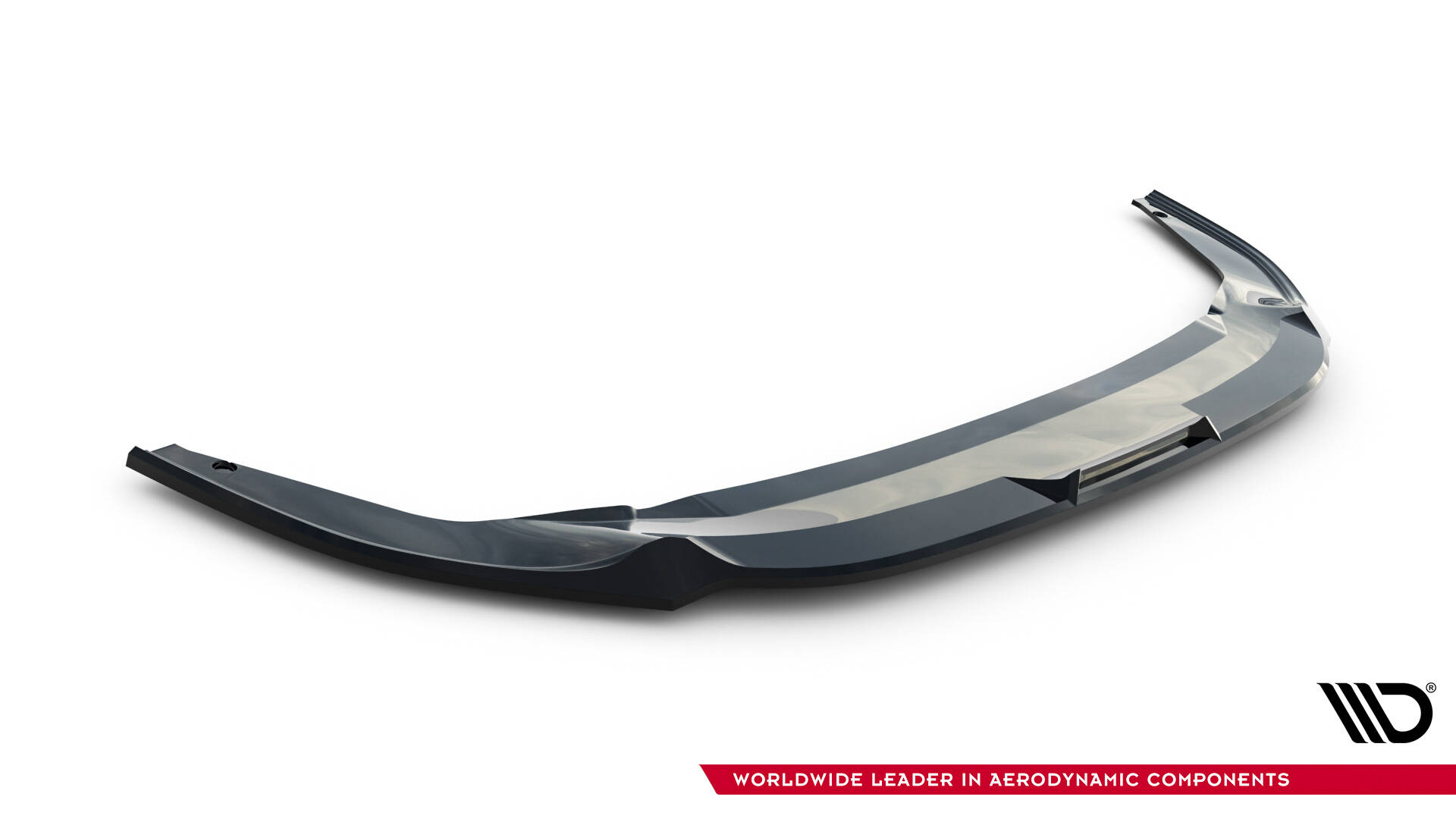 Voorspoiler V.3 Volkswagen Golf GTI Clubsport MK8 Facelift Maxton Glanzend zwart