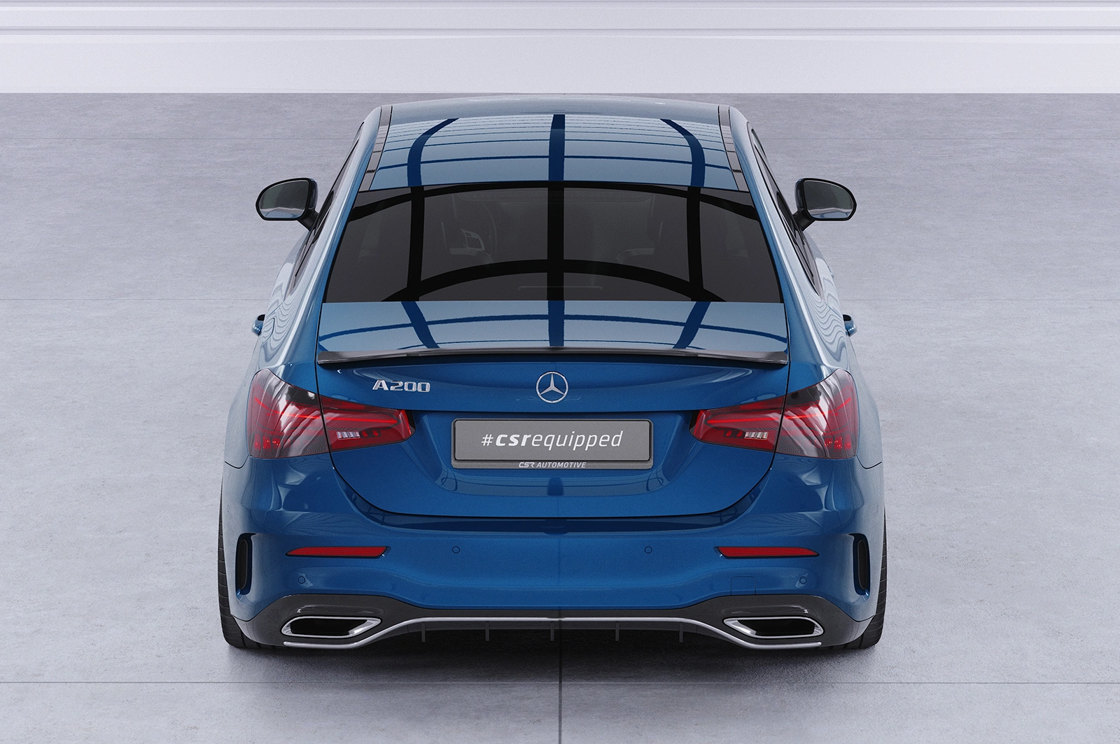 Achterspoiler Mercedes-Benz A-Klasse V177 Limousine (11/2018–) Glans Zwart – CSR Automotive