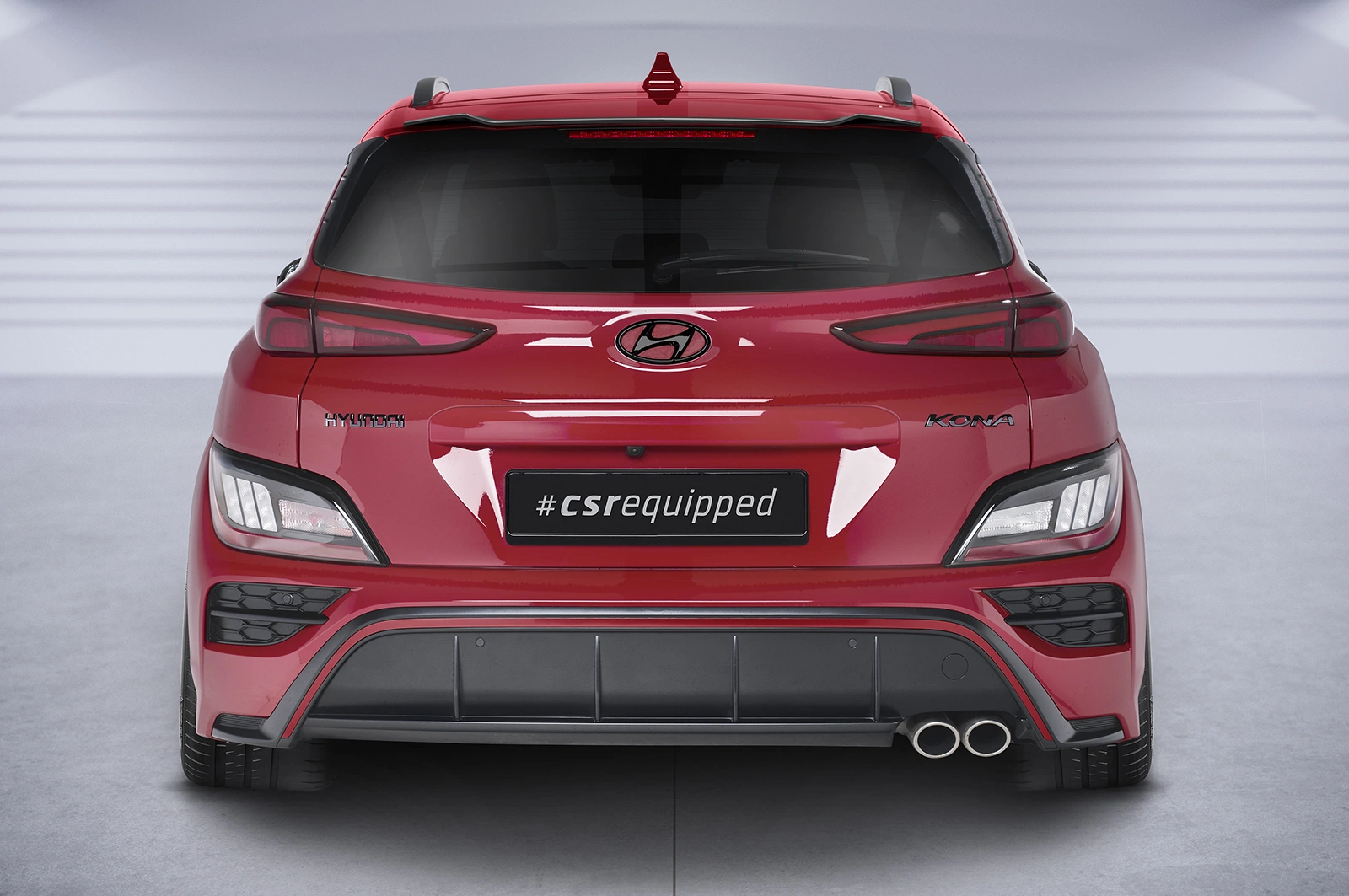 Achterspoiler Hyundai Kona Glans Zwart (2017–) CSR