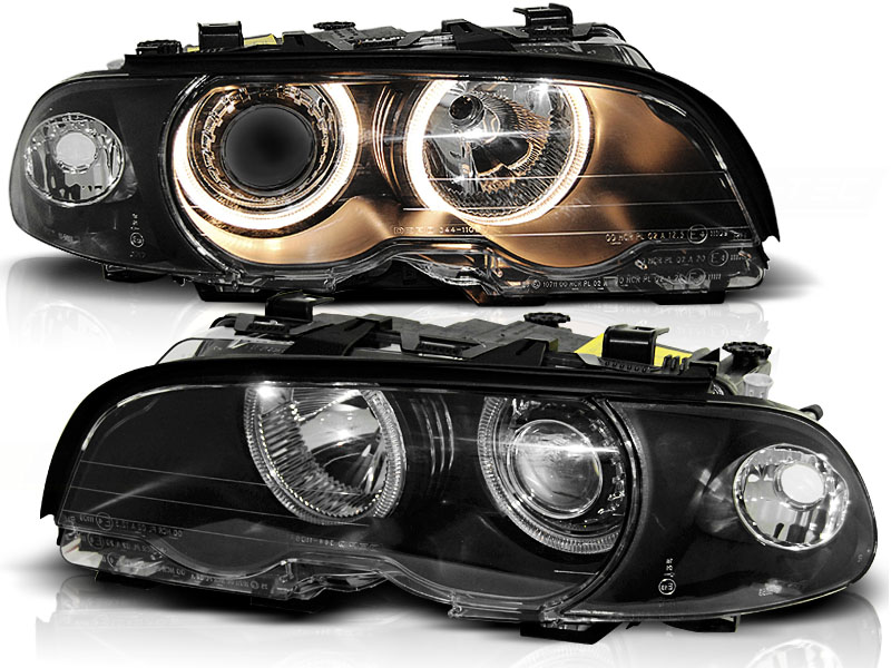 Faros BMW E46 (Coupe/Cabrio (>8.01) Angel Eyes