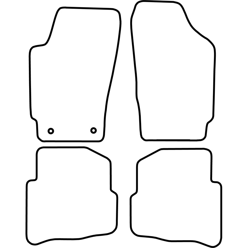 Automatten VW Fox 07-