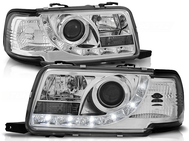 Faros Audi 80 Los ojos del Diablo Dayline cromo
