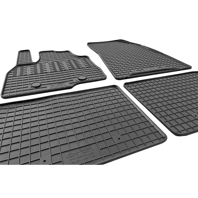 CIKCAR Rubber matten  Dacia Bigster Mild Hybrid 2024- (4-delig + montagesysteem)