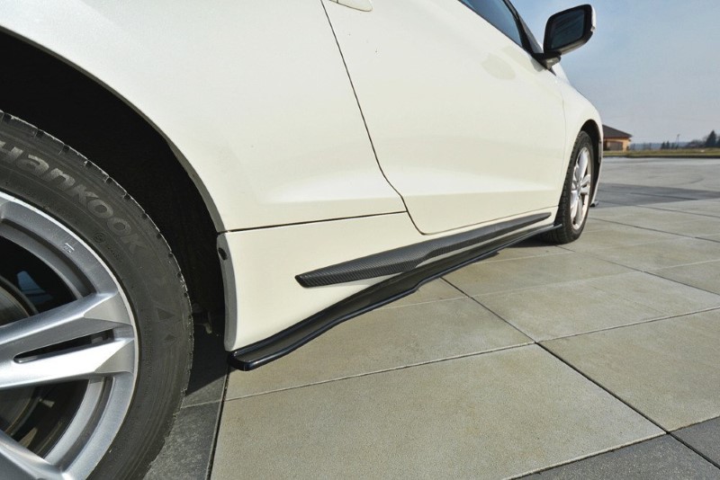 Zijskirts Diffusers Honda CR-Z Glanzend Zwart