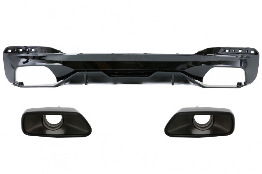 Diffusor BMW G30/G38 540 M-Pakket Performance Look Glans Zwart Sierstukken