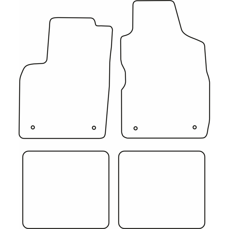Automatten Fiat Panda 03-