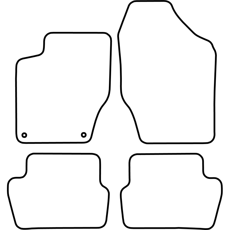 Automatten  Citroen C4 & DS4 2010-