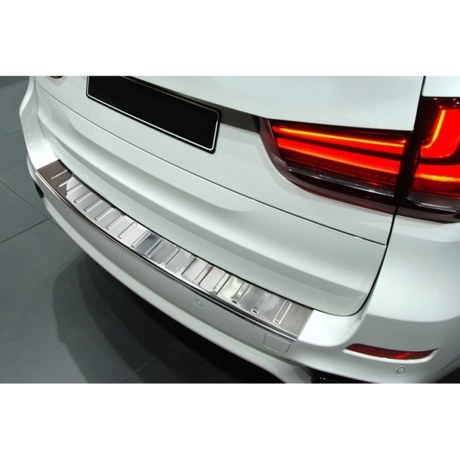 RVS Achterbumperprotector BMW X5 F15 met M-Pakket 2013- 'Ribs'
