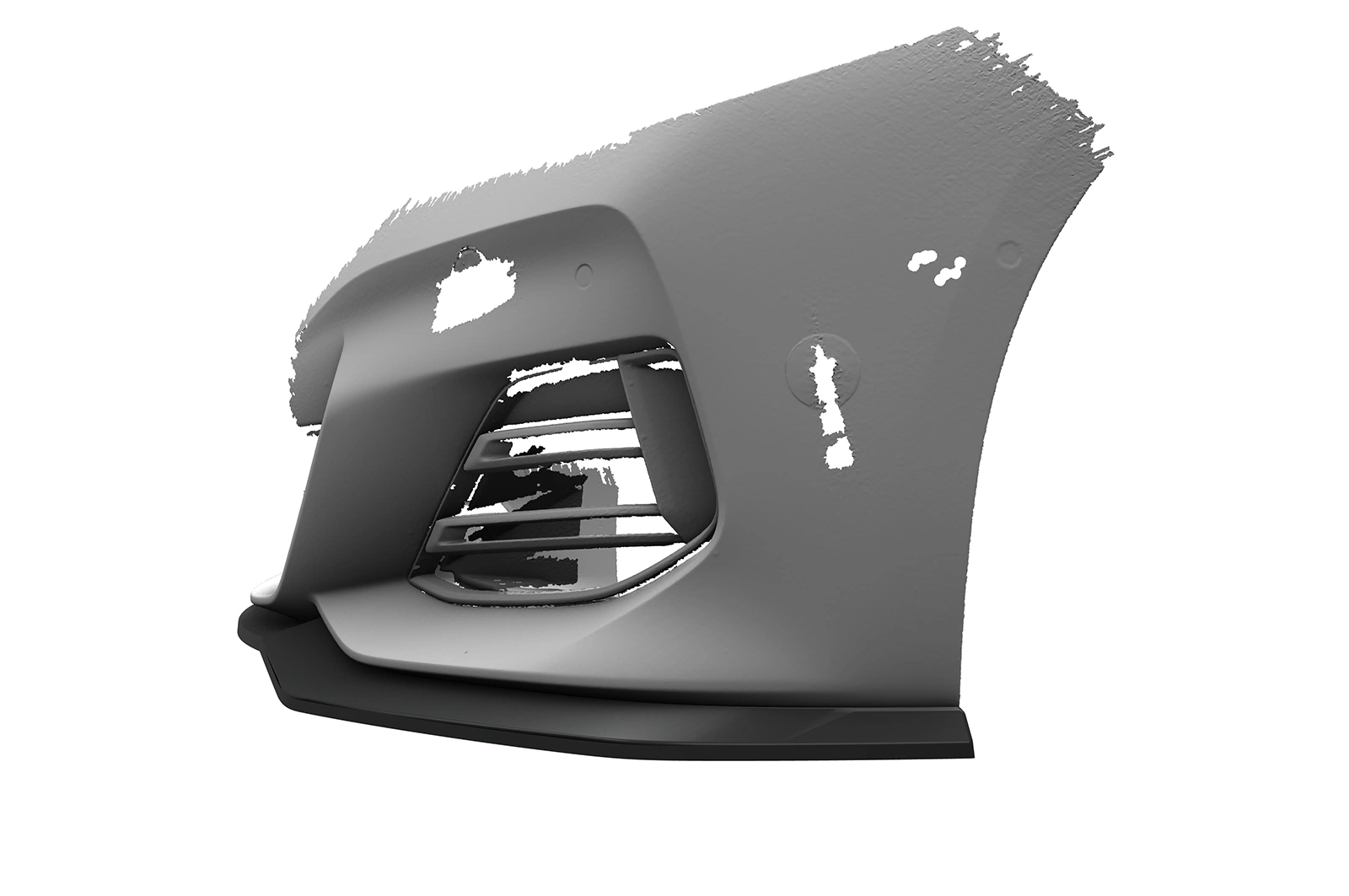 Voorspoiler BMW 8er G14, G15, G16 Glans Zwart (2019 - heden)