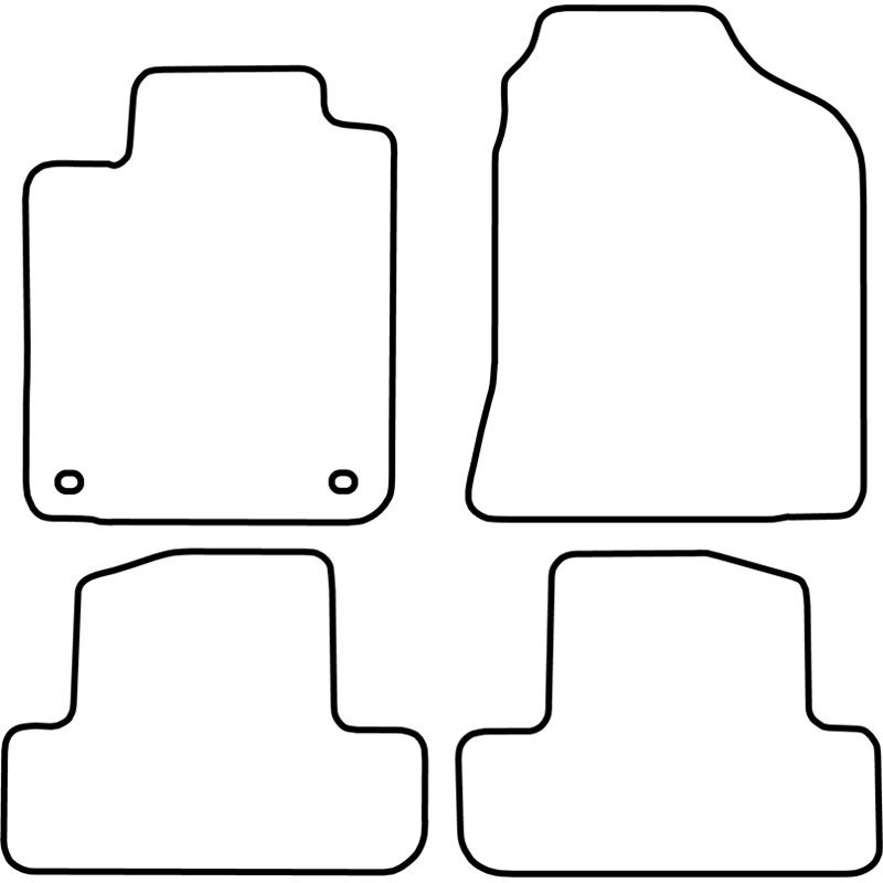Automatten Velours  Toyota Corolla Verso 2001-2004