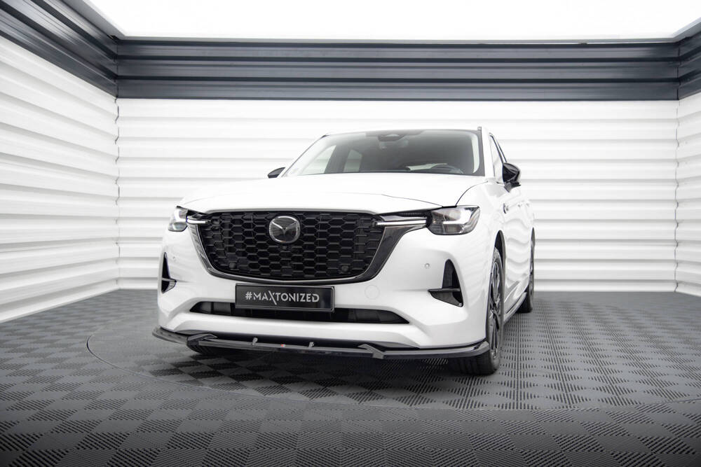Voorspoiler V.1 Mazda CX-60 Maxton Glans Zwart