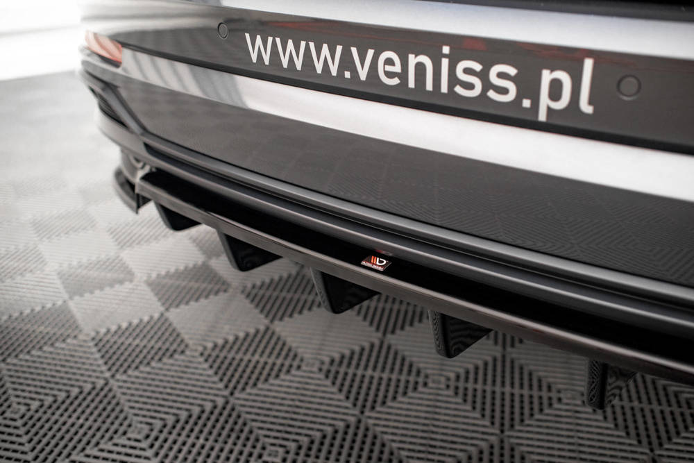 Diffuser Audi Q3 S-Line F3 Maxton Glans Zwart