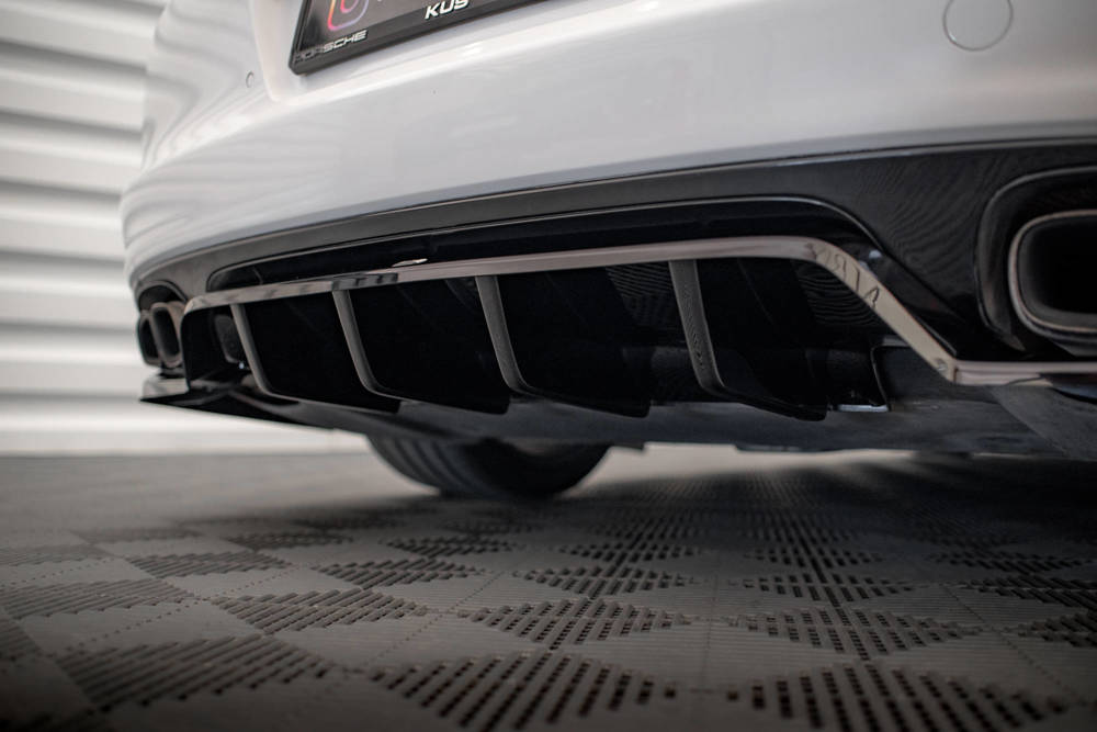 Diffuser Porsche Panamera Turbo 970 Maxton Glans Zwart