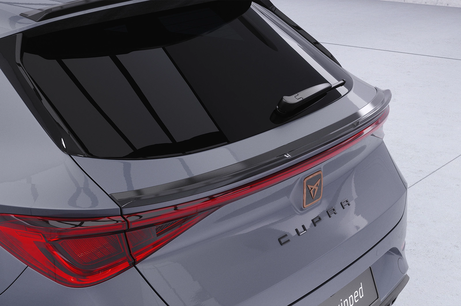 Achterspoiler Seat / Cupra Leon 4 (Typ KL) ST glans zwart