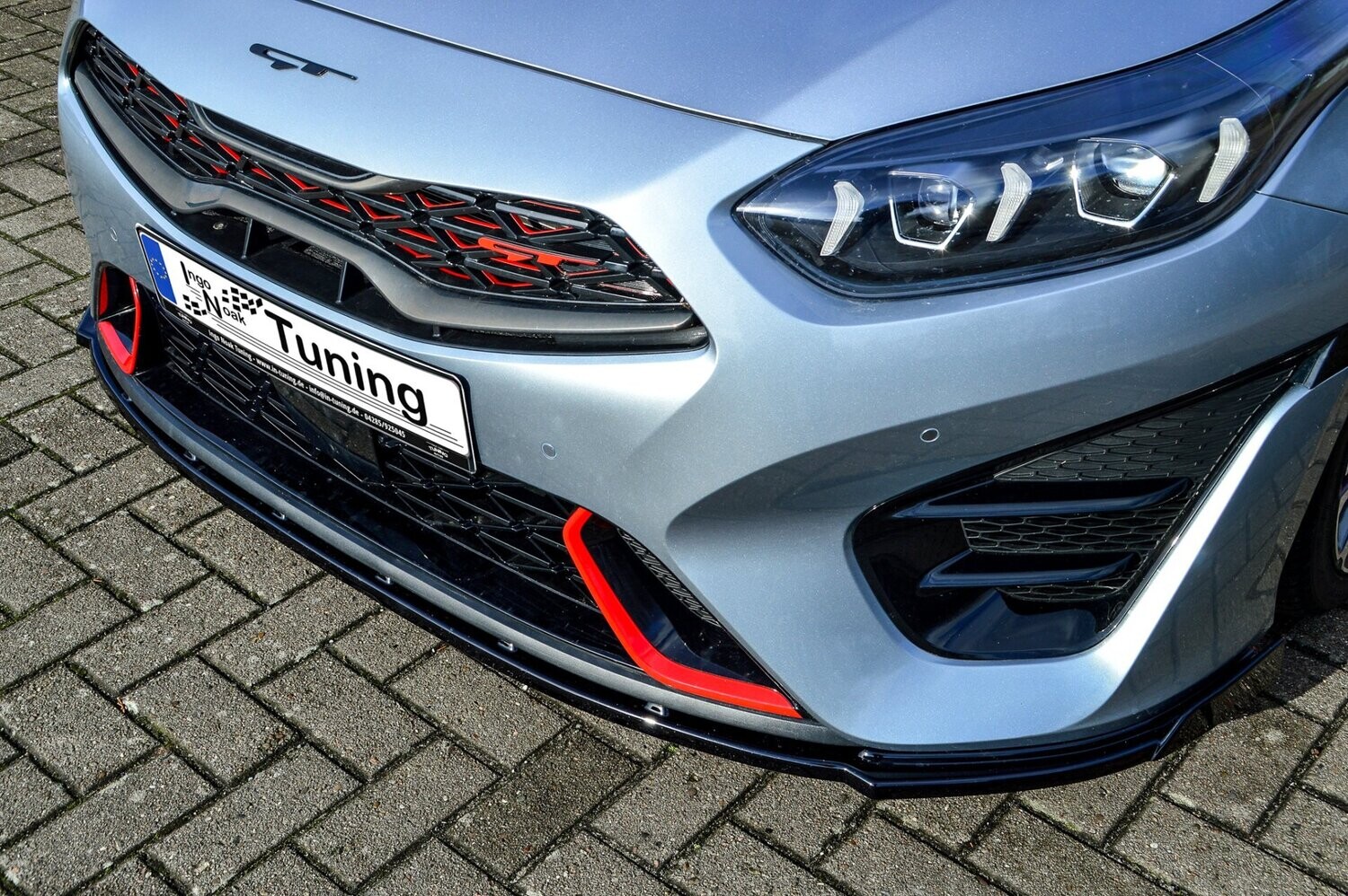 Voorspoilerlip met vleugels Kia Pro Ceed GT 2021-