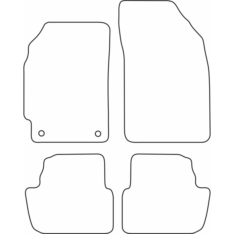 Automatten Chevrolet Spark 2010-