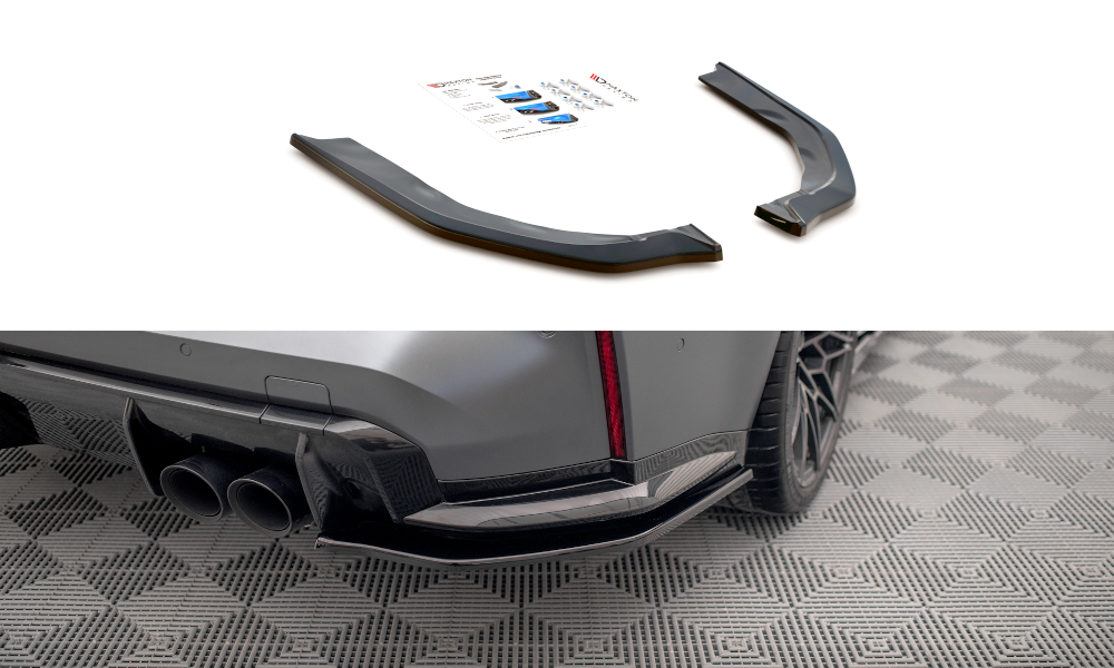 Zijdiffusers V.2 BMW M3 G80 / G81 Maxton Glans Zwart
