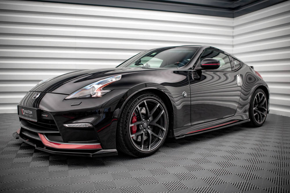 Zijskirts V.1 Nissan Nismo 370Z Maxton Glans Zwart
