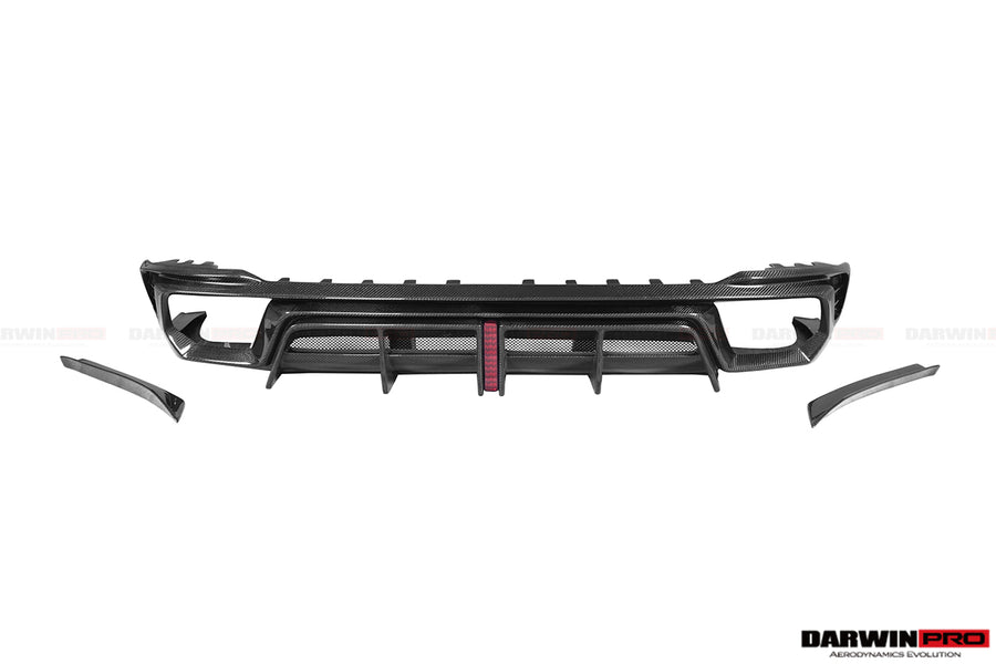 Audi RS4 B9 BKSS Style Rear Diffuser w/ Cap Carbon 2017-2022