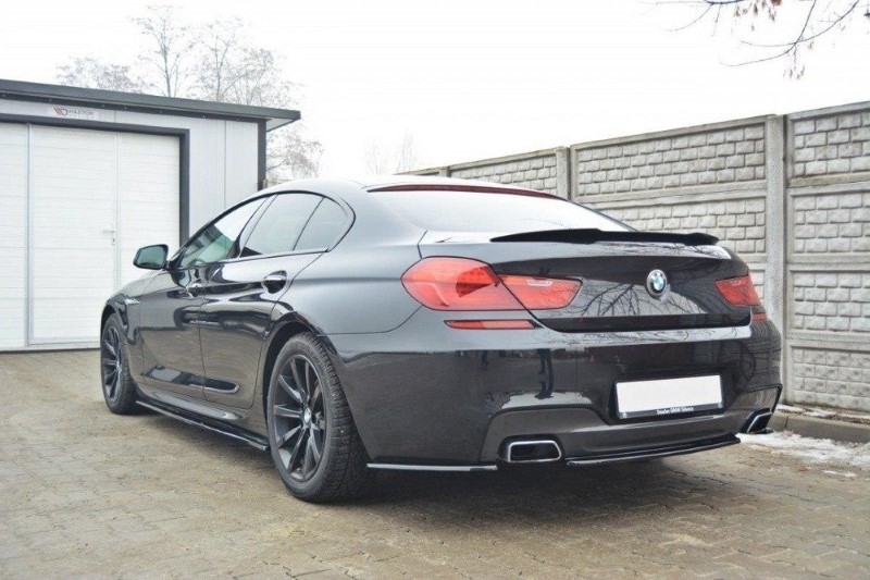 Centrale Achterspoiler BMW 6 Gran Coupé MPACK (Zonder verticale bar) Glanzend Zwart