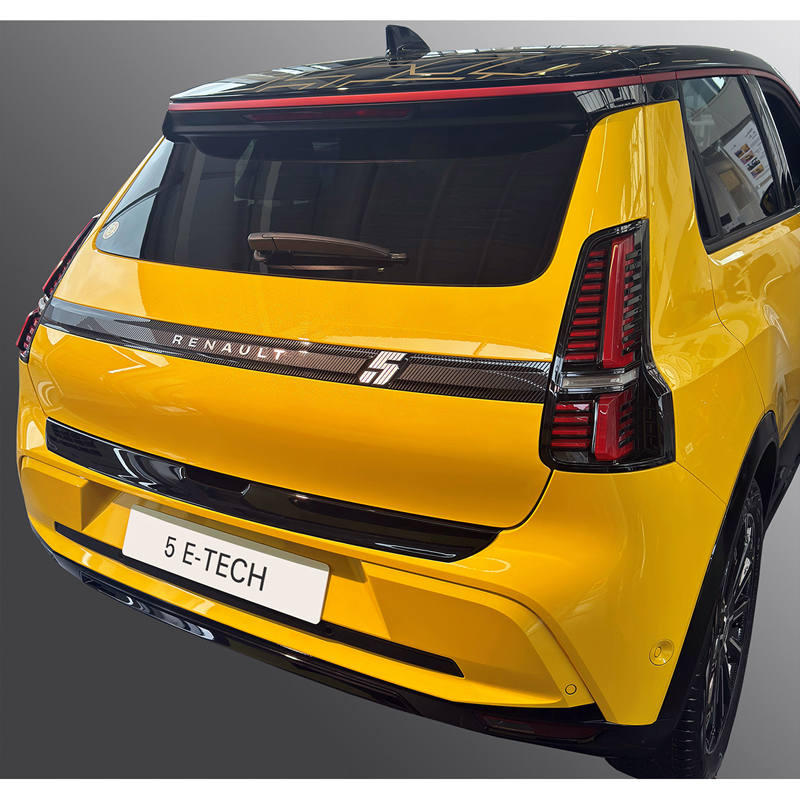 RGM ABS Achterbumper beschermlijst  Renault 5 E-Tech 2024- Glanzend Zwart