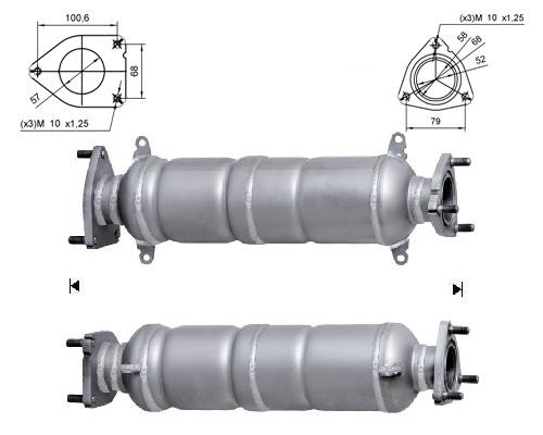 Honda CR-V 2.2TD CDTI 2204 cc 103 Kw / 140 cv N22A2 Magnaflow CA