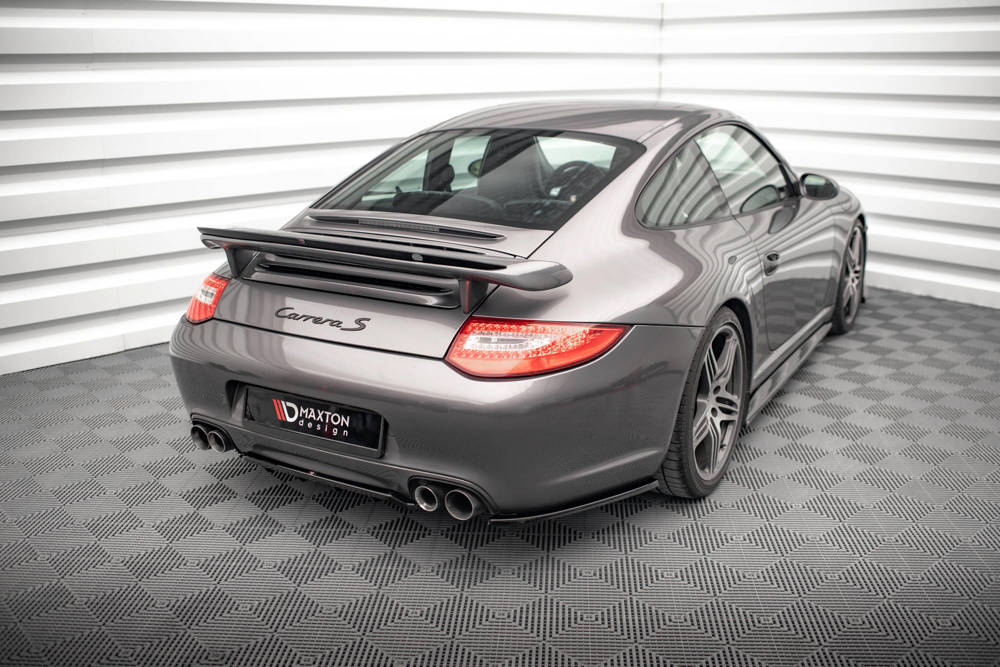Zijdiffuser Porsche 911 Carrera 997 Facelift 2009 - 2011 Maxton Glans Zwart
