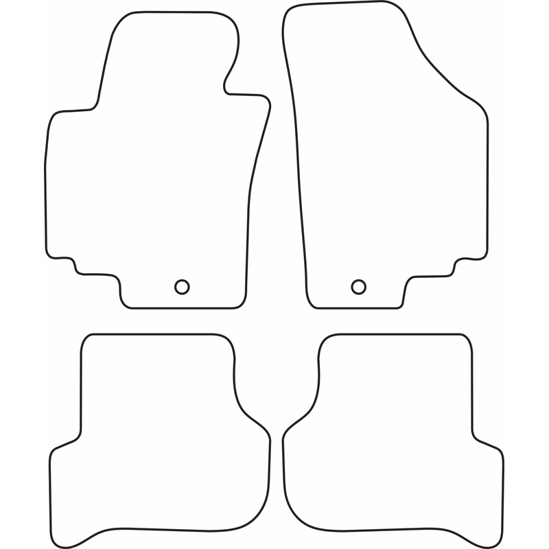 Automatten Seat Altea 08-