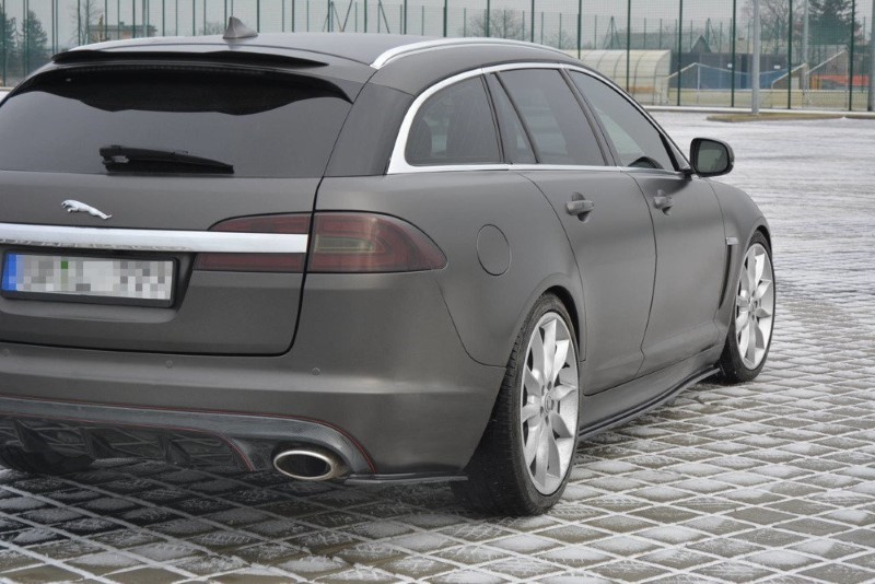 Zijskirts Diffusers JAGUAR XF (X250) MK1 Sportbrake S-pack Glanzend Zwart