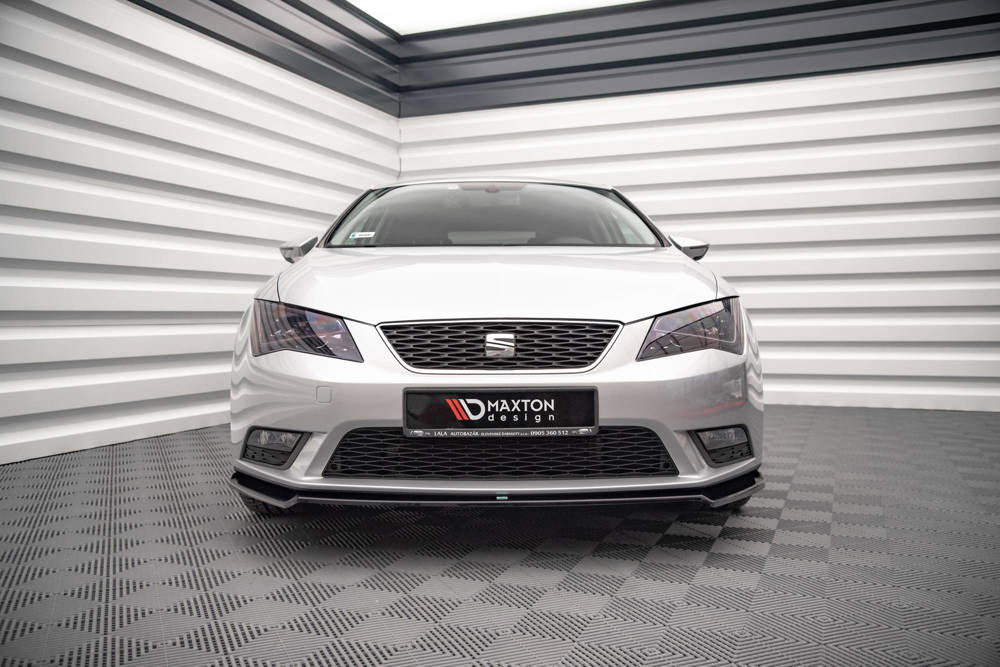 Voor splitter V2 Seat Leon Hatch Mk3 Maxton