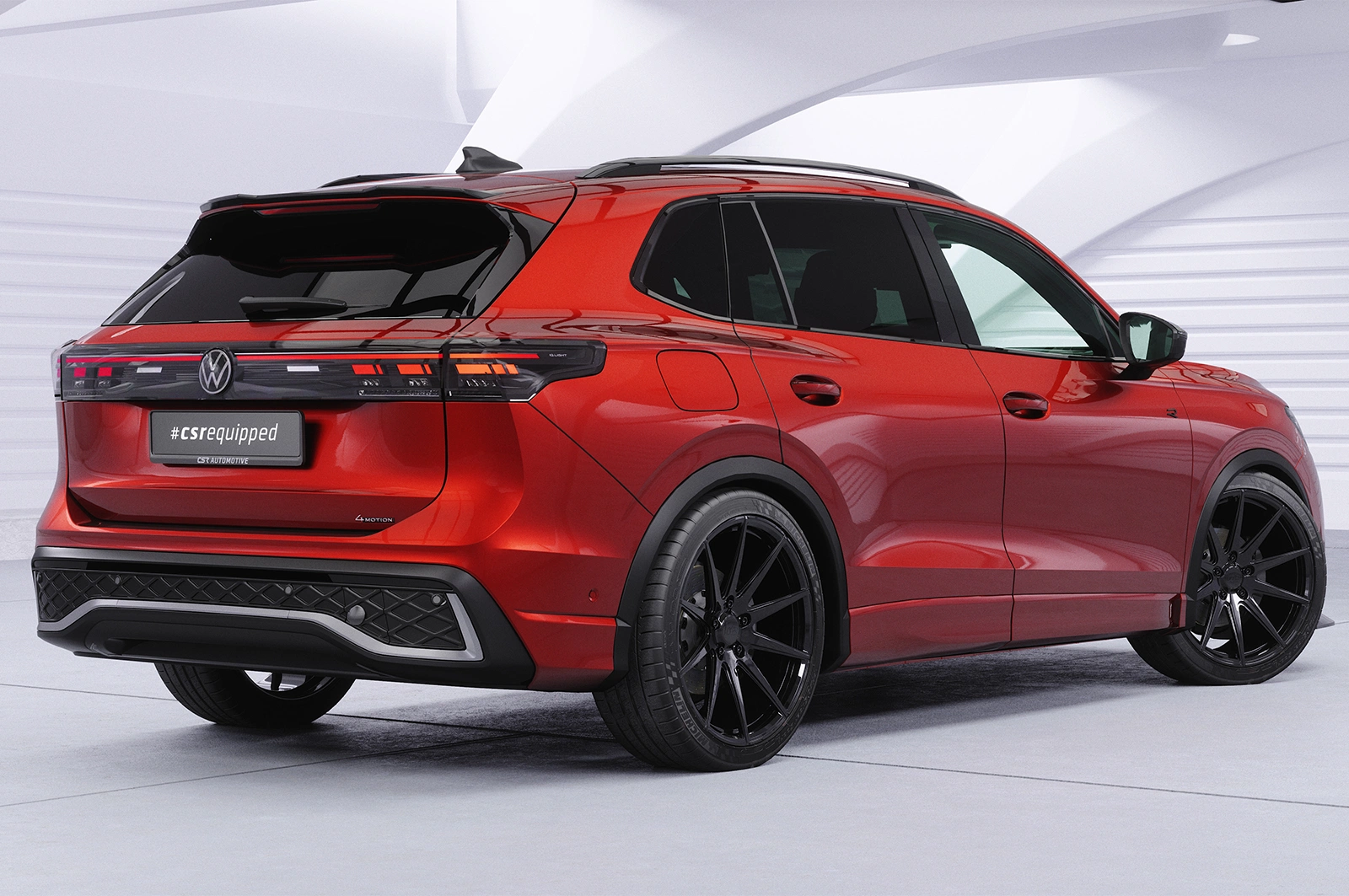 Achterspoiler VW Tiguan 3 R-Lin glans zwart