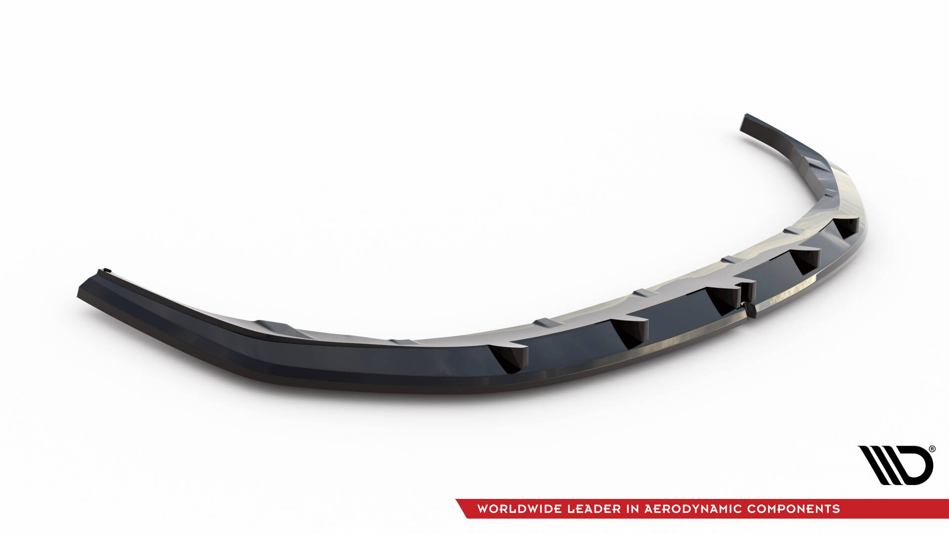 Voorspoiler V.1 BMW 1 M-Pack F70 Maxton Glanzend zwart
