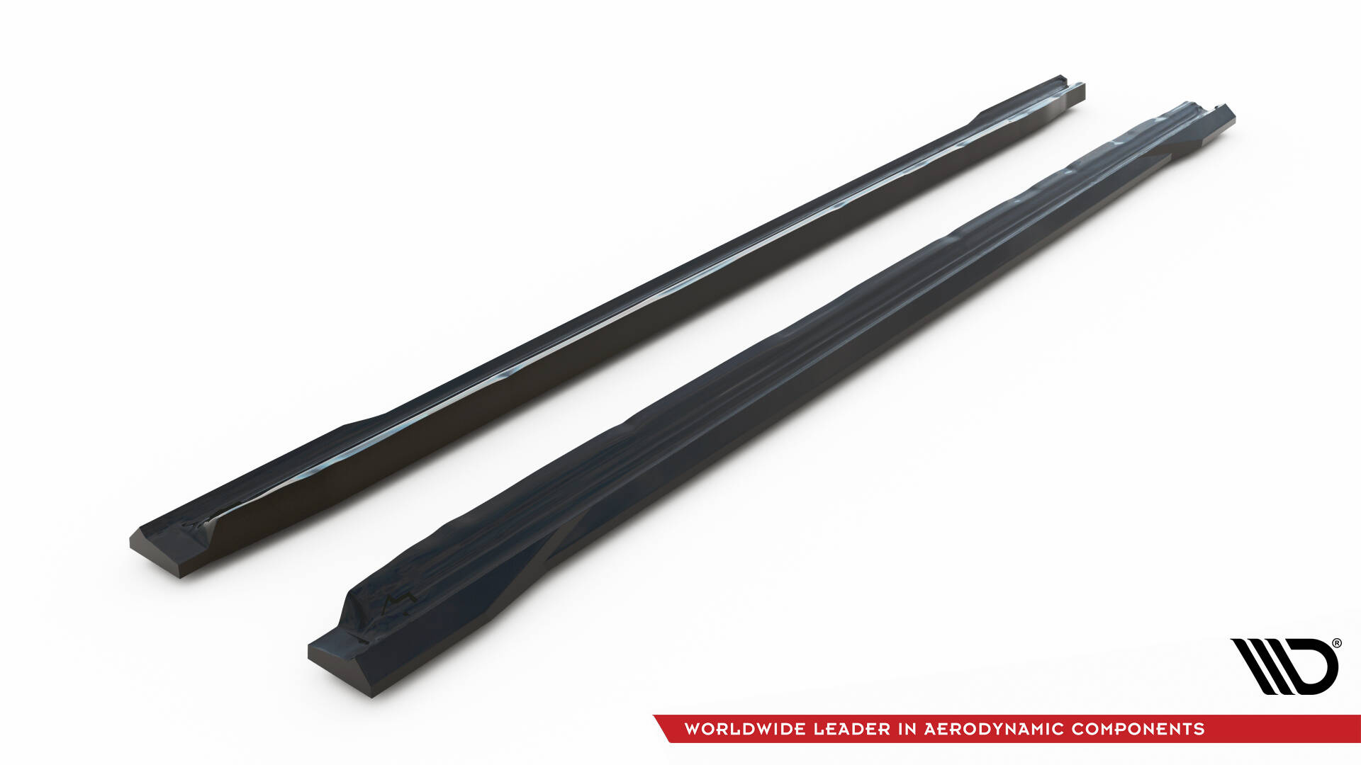 Zijskirts Volkswagen Passat B9 Maxton Glanzend zwart